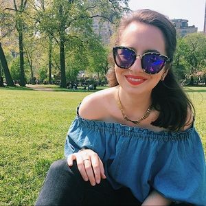 DIFF eyewear “The Rose” Cat Eye Sunglasses